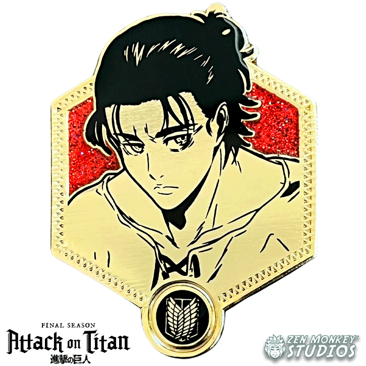 Attack on Titan Eren Jaeger Enamel Pin
