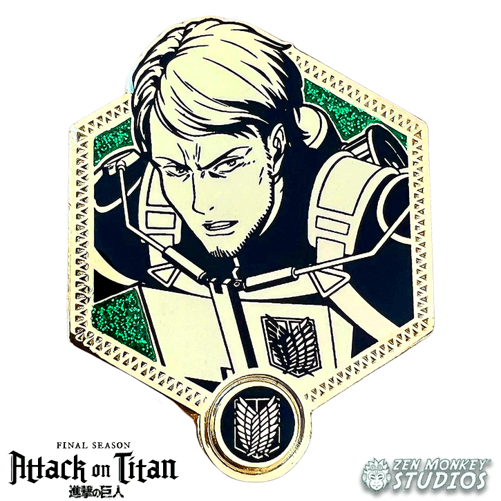 Attack on Titan Jean Kirstein Enamel Pin