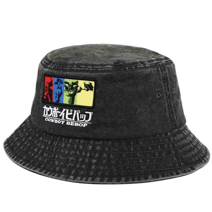 Cowboy Bebop Pigment Dyed Bucket Hat