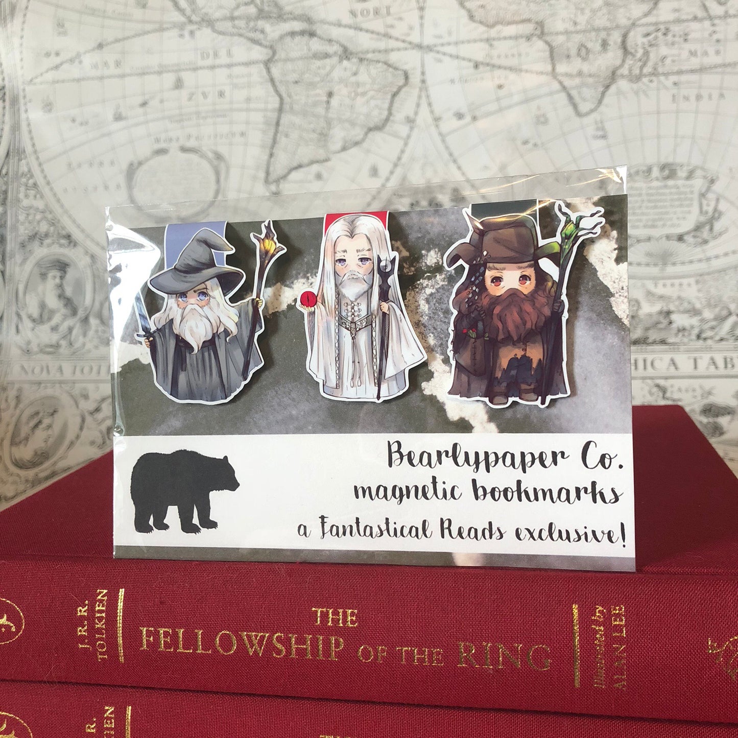 Lord of the Rings Tri-Wizard Magnetic Bookmarks